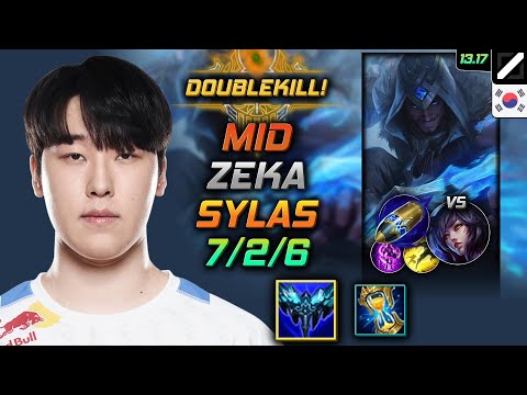 Sylas Mid Build Zeka Everfrost First Strike - LOL KR Challenger Patch 13.17