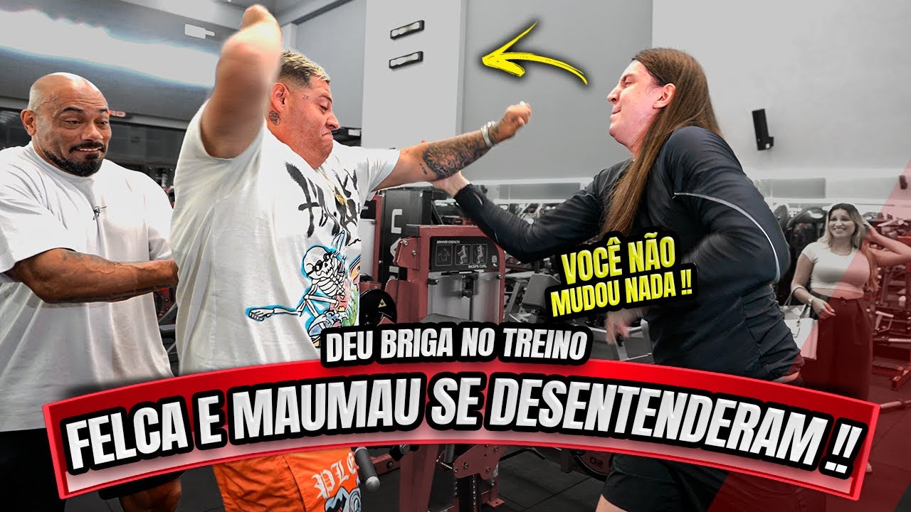 🚨FELCA E MAUMAU SAÍRAM NO TAPA DURANTE O TREINO !