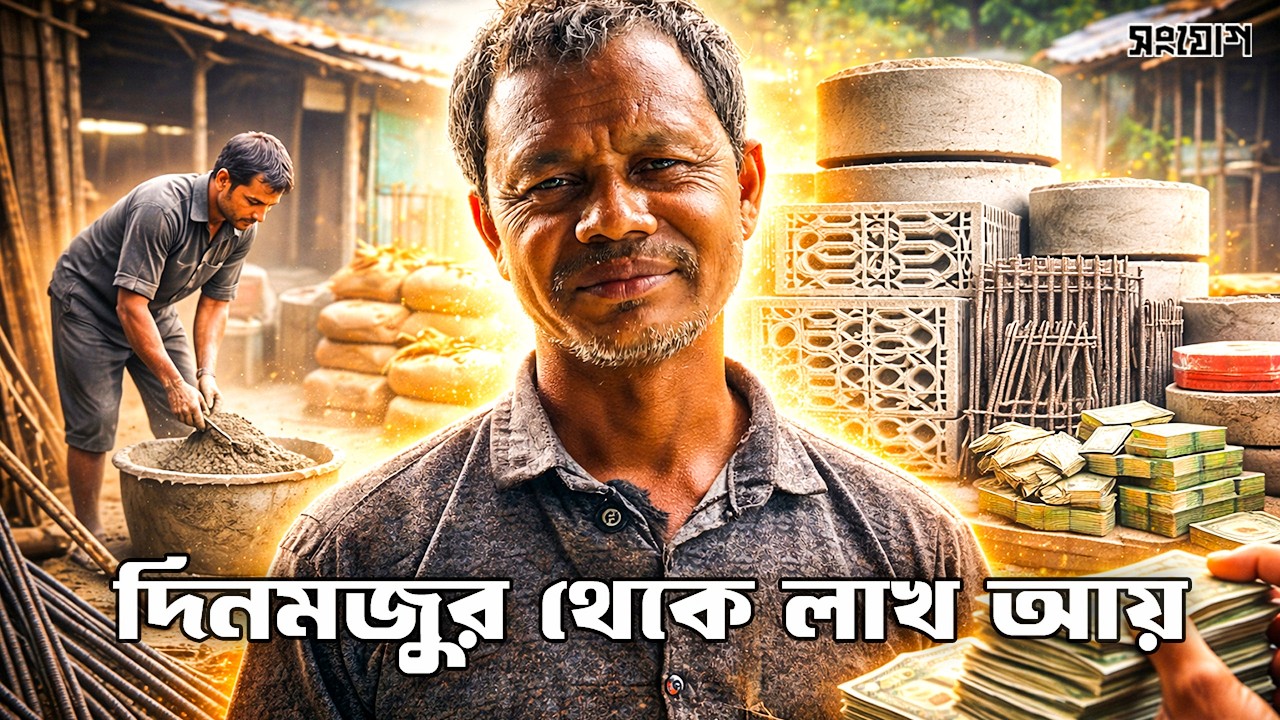 রাজমিস্ত্রি থেকে সফল উদ্যোক্তা খুঁটির ব্যবসা বদলে দিল ভাগ্য