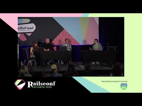 RailsConf 2023 - A Ruby Community Podcast Live! by Brittany Martin, Jason Charnes & Paul Bahr