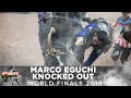 Marco Eguchi Knocked Out After 94-Point Ride on Spotted Demon | 2018 PBR World Finals