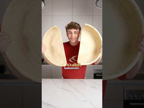 Wir zerschneiden unser Parmesanrad🥲✨