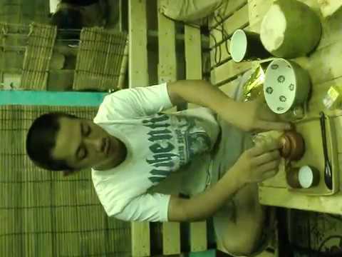 Pha Trà Shan Tuyết Bằng Nước Dừa ( Mix Shan Tea With Coconut Water )