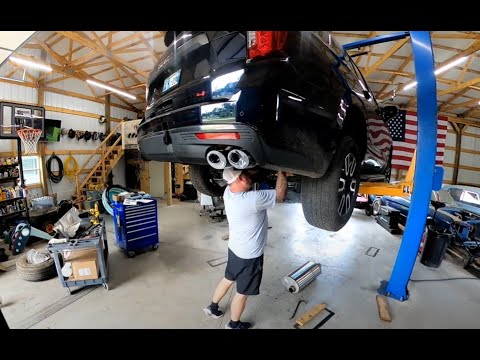 I put a Corsa Catback on my wife's new 2023 GMC Yukon AT4