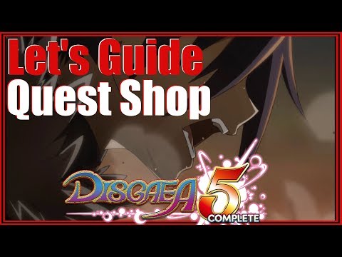 Let's Guide Disgaea 5 Complete - Quest Shop