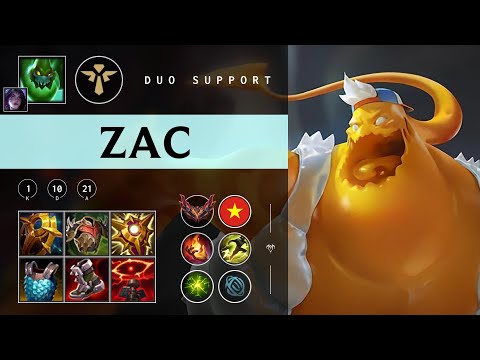 Zac Support vs Karma - VN Grandmaster Patch 25.24