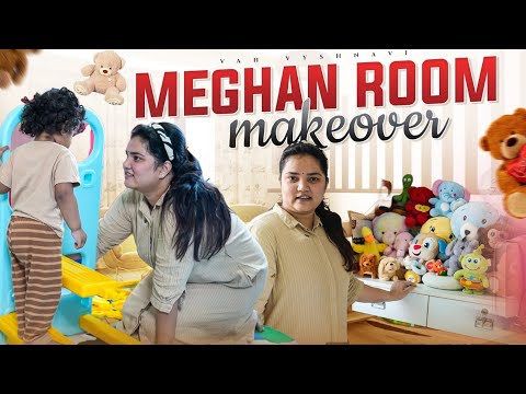 Meghan ROOM MAKEOVER || Vah Vyshnavi || Vyshnavi Vlogs || #organising video