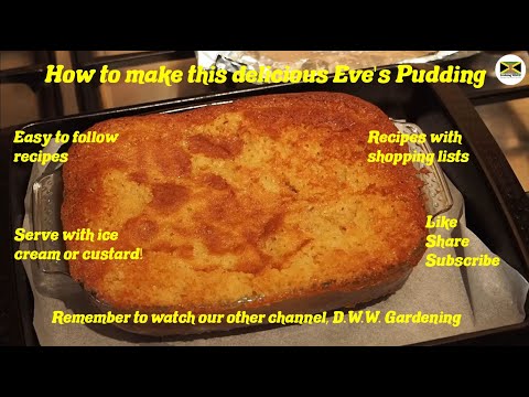 Cooking With D Presents: How to Make Pear and Ginger Eve's Pudding
