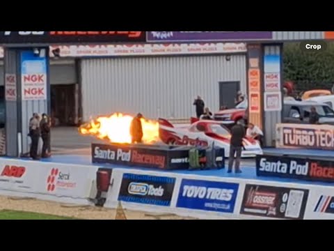 🔥Firestorm jet car at Santa Pod raceway Sunday 15th September 2024