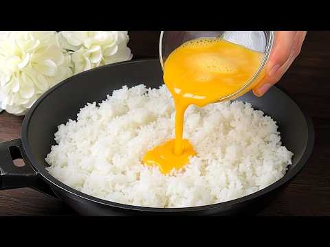 Reis mit Eiern ist besser als Pizza! Ich koche das fast jeden Tag!