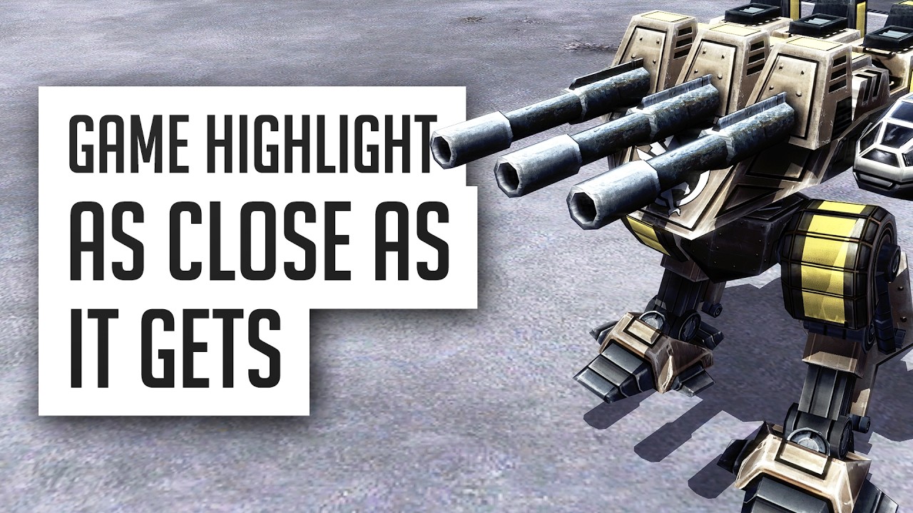[C&C3: Kane's Wrath] Game Highlight - As Close as It Gets!