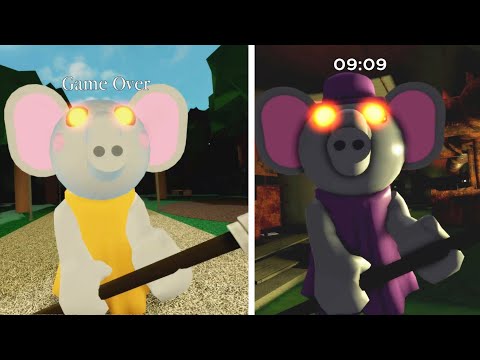 OLD ELLY VS NEW ELLY JUMPSCARE - Roblox Piggy New Update