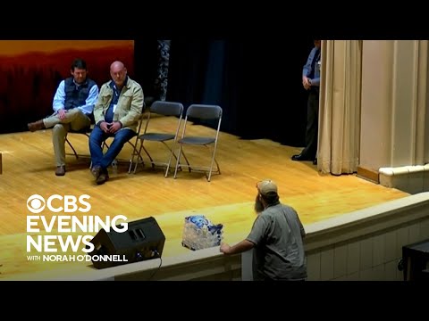 East Palestine residents confront officials, Norfolk Southern over toxic train derailment