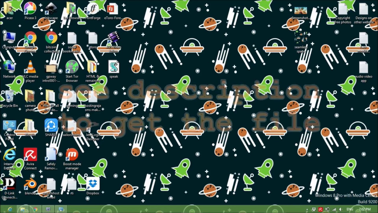 Seamless space background vector art