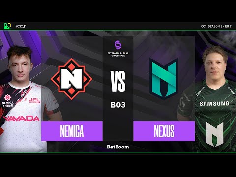CCT Season 3 - EU #9 | Nemiga vs Nexus | Fase de Grupos | CS2