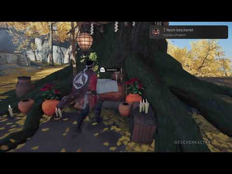 Ghost of Tsushima Reich beschenkt (BRONZE) Sammle 10 Geschenke. #PlayStationTrophy