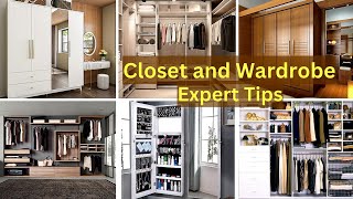 10 Closet and Wardrobe Organization Tips | Custom closet design ideas
