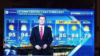 Austin Chaney weather update for Dayton,Ohio whio t.v.