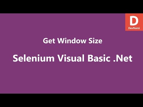 Selenium Visual Basic Net Get Window Size