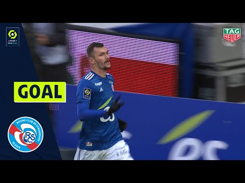 Goal Ludovic AJORQUE (29' - RCSA) RC STRASBOURG ALSACE - AS SAINT-ÉTIENNE (1-0) 20/21