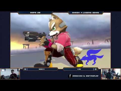 S@PS 28 Wii U Singles - Weezy (Pikachu) vs L3o (Fox) - Loser's Semis