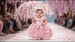 Download lagu Baby Flower Dress Fashion Show | Babies in Real Flower & Fruit Outfits mp3