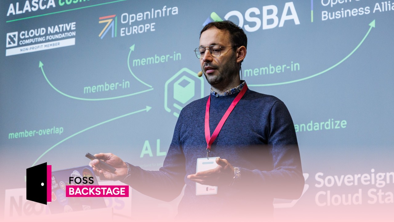 Dr. Daniel Gerber – Saxony in Action: Supporting a Lasting FOSS Foundation #FOSSBack