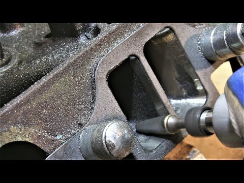 Mopar 440 Engine Build Part 9 - Gasket Matching Cylinder Heads