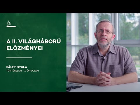 A II. világháború előzményei | Pálfy Gyula