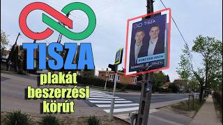 TISZA plakát beszerzési körút