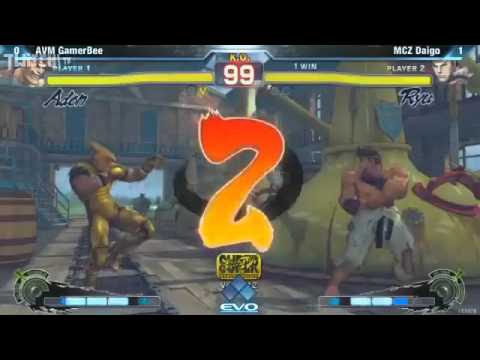 EVO 2012: SSF4 AE2012 MCZ Daigo Umehara vs AVM Gamerbee  Top 16