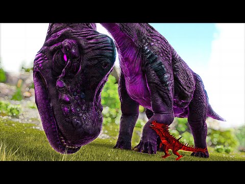 I Tamed A Colossal Brachiosaurus That Does 120K DAMAGE +! (Super Mods) Ark Dinosaurs