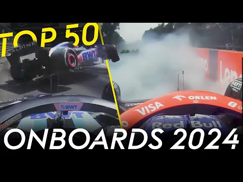 Best Onboards XXL: Geniale Überholmanöver, Unfälle und pure Emotionen aus der  F1-Saison 2024! 🏎️ 🏁