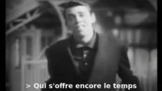 Jacques Brel - Une valse a mille temps (with lyrics for karaoke)