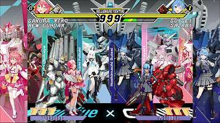 【MUGEN】さくらみこ,νガンダム VS 星街すいせい,サザビー