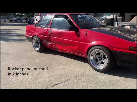 Battle Garage 6 Speed 7AGE 20V - On Track Collision - RIP to my AE86