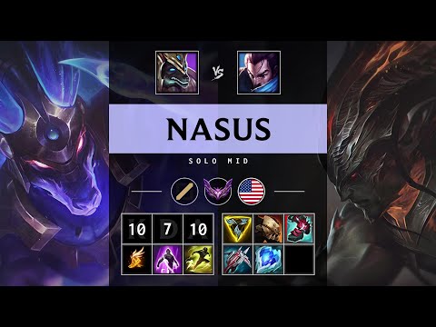 Nasus Mid vs Yasuo - NA Master Patch 25.11