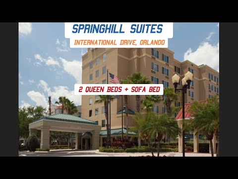 Two Queen beds and Sofe bed Springhill Suites By Mariott | International Drive, Orlando Fl