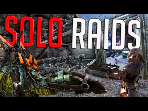 SOLO Raiding Popular Base Locations On LOST ISLAND - ARK