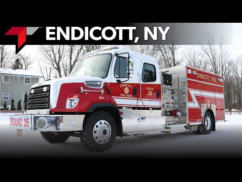 Village of Endicott, New York, Toyne Pumper Fire Apparatus Delivery