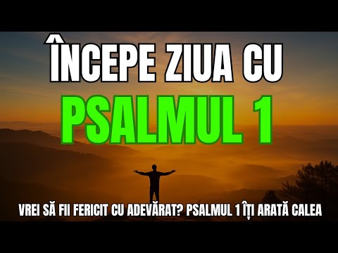 Morning prayer from Psalm 1 – just me, God, and a new day