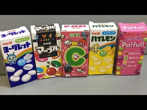Meiji Mini Assortment Chocolates and Candies in Japan