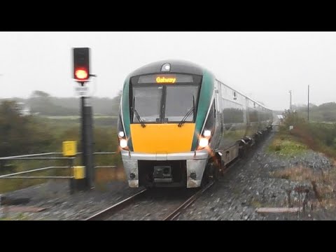 Irish Rail 22000 Class Intercity Train - Oranmore Station, County Galway