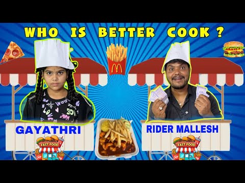 Who is better cook ? Snacks  Cornor War moral story || rider mallesh moral stories