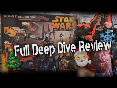OPENING: Mustafar Final Duel Playset 2005 | Christmas Day Special 