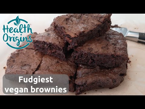 Fudgiest Vegan Brownies Recipe - easy, oil free
