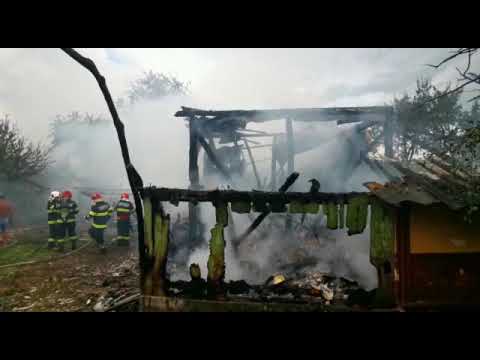 Incendiu in comuna Hantesti