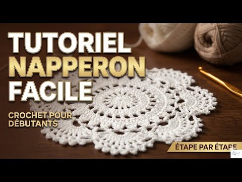 Napperon au crochet, Crochet Dressing Table Design @AlextitiaTutoCrochet