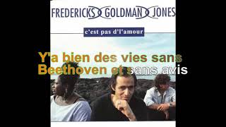 Fredericks Goldman Jones - C&#39;est Pas D&#39;l&#39;amour [Paroles Audio HQ]