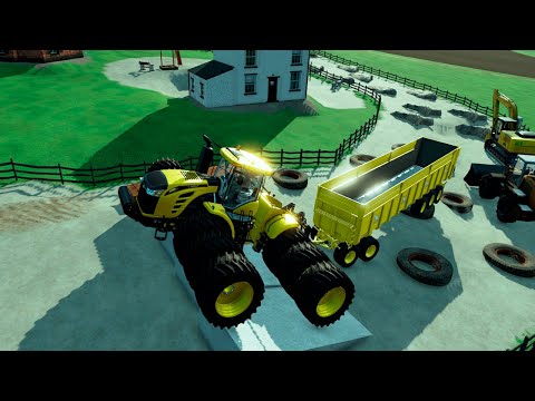 COLORED MT900E TRACTOR DEATH RUN Farming Simulator 22